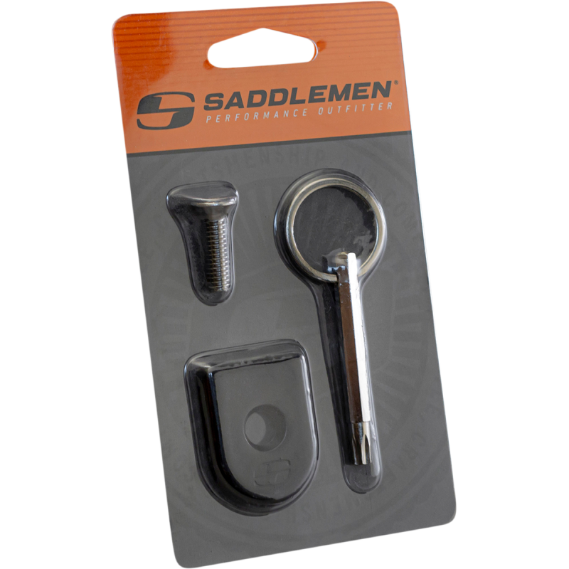 SADDLEMEN SCREW SEAT SECURITY BLACK 8910B