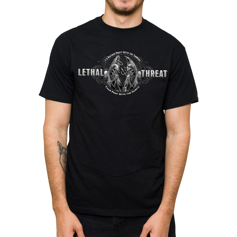 LETHAL THREAT TEE PARTYSNRS BLK LG LT20905L