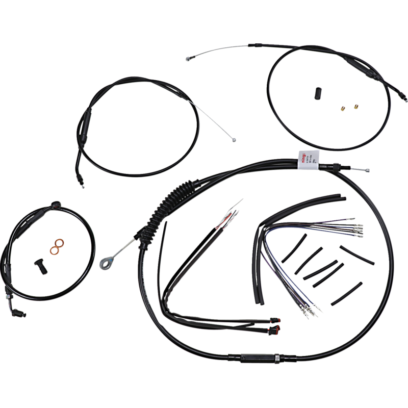 BURLY BRAND HANDLEBAR CABLE&BRAKE LINE KIT -EXTND - SPORTRS 12" TBAR B30-1268