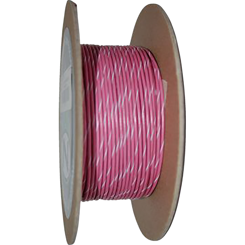 NAMZ WIRE 18G 100' PINK/WHT NWR-109-100