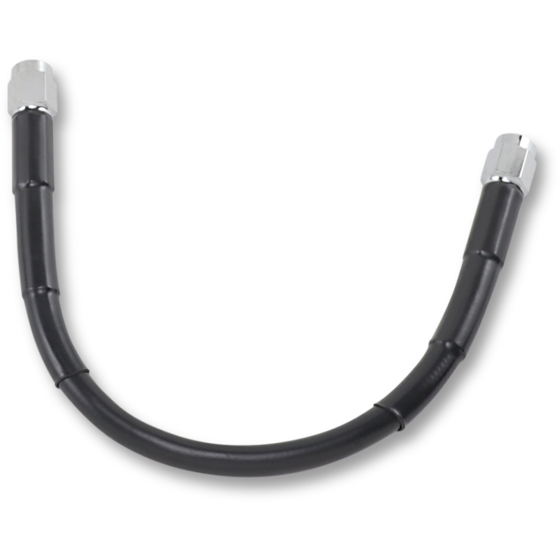 DRAG SPECIALTIES BLACK S/S BRAKE LINE 10" 810-BLK
