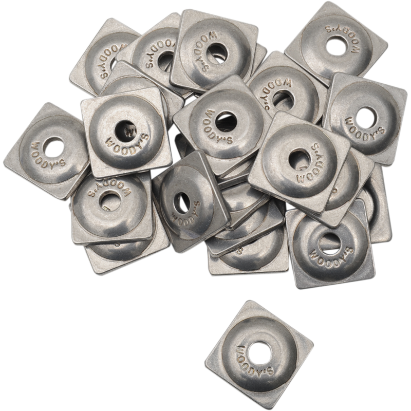 WOODYS SQUARE DIGGER ALUM SUPPORT PLATES 24PC ASW2-3775-1