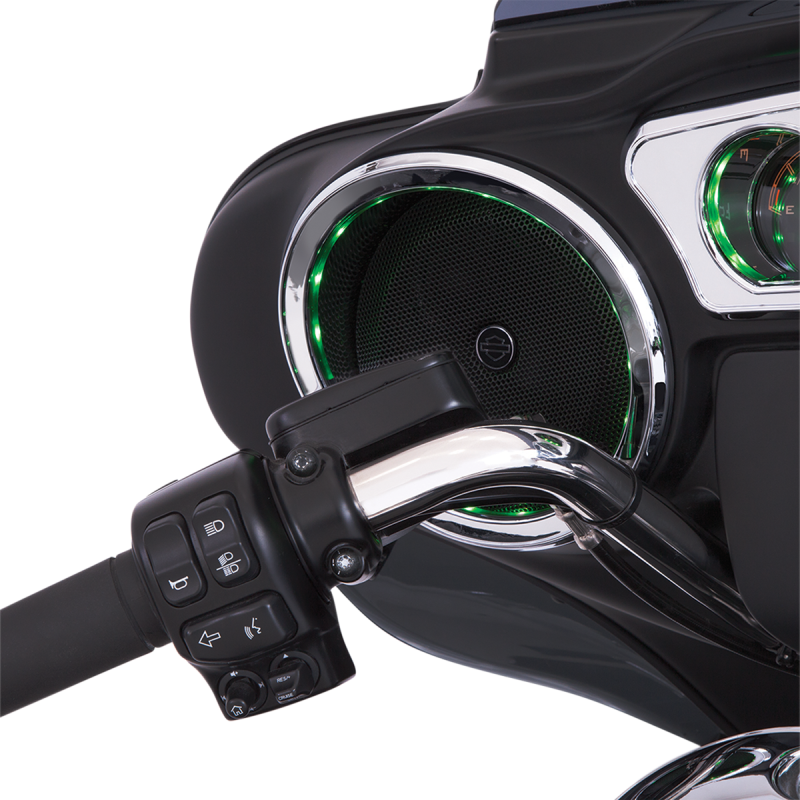 CIRO LLC 14-19 FLHT CHR SPKER ACCENTS LIGHTED 42100