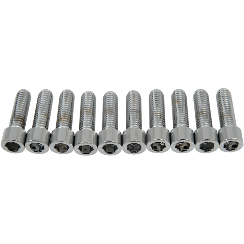 DRAG SPECIALTIES 3/8-16*1-1/4 SMOOTH ALLEN(10) CY-CHROME MPB239S