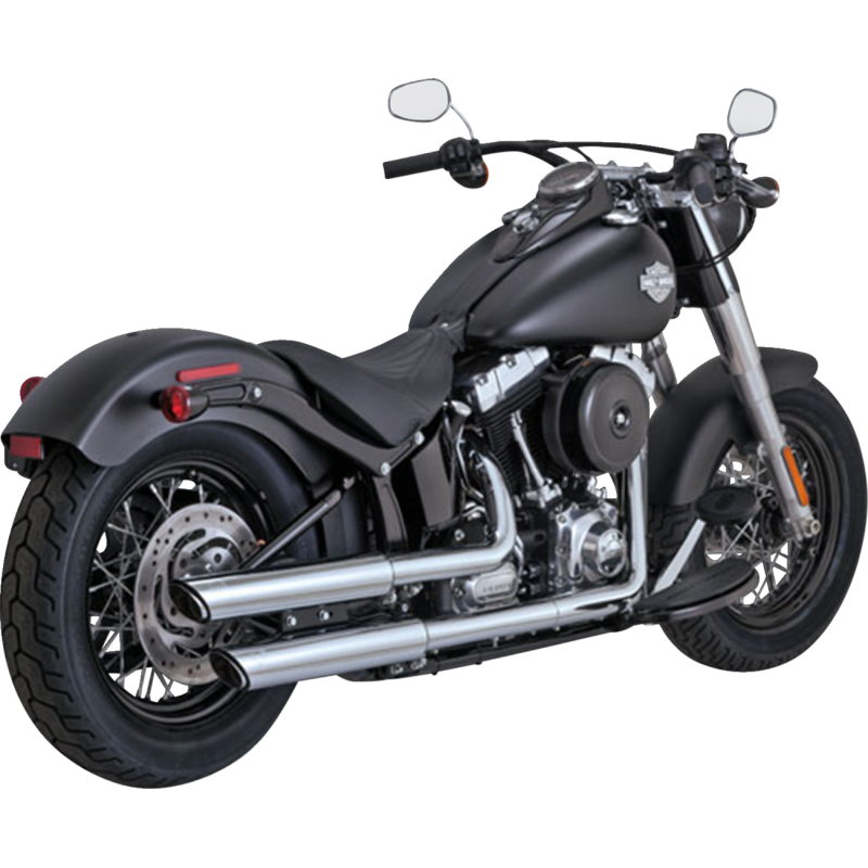 VANCE & HINES MUFFLERS 3"CHR TW SLASH 7-17 SOFTAIL 16341
