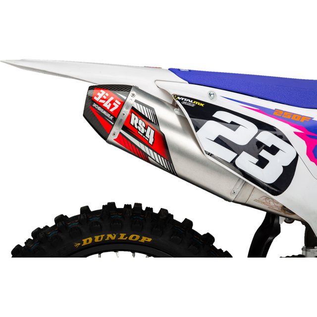 YOSHIMURA 2024 YZ250F RS-12 SLIP-ON SS/AL/CF 231032D320