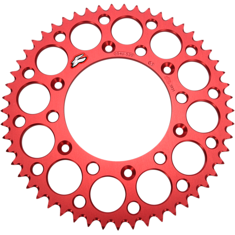 RENTHAL RENTHAL SPROCKET 154U-520-53 RED 154U-520-53GRRD