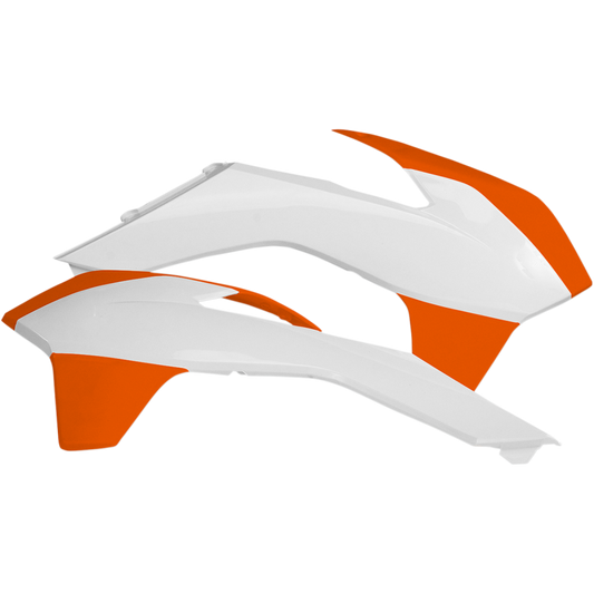 ACERBIS RAD SHROUD- SX, SXF, XC, XCF  WHT/ORG 2314251088
