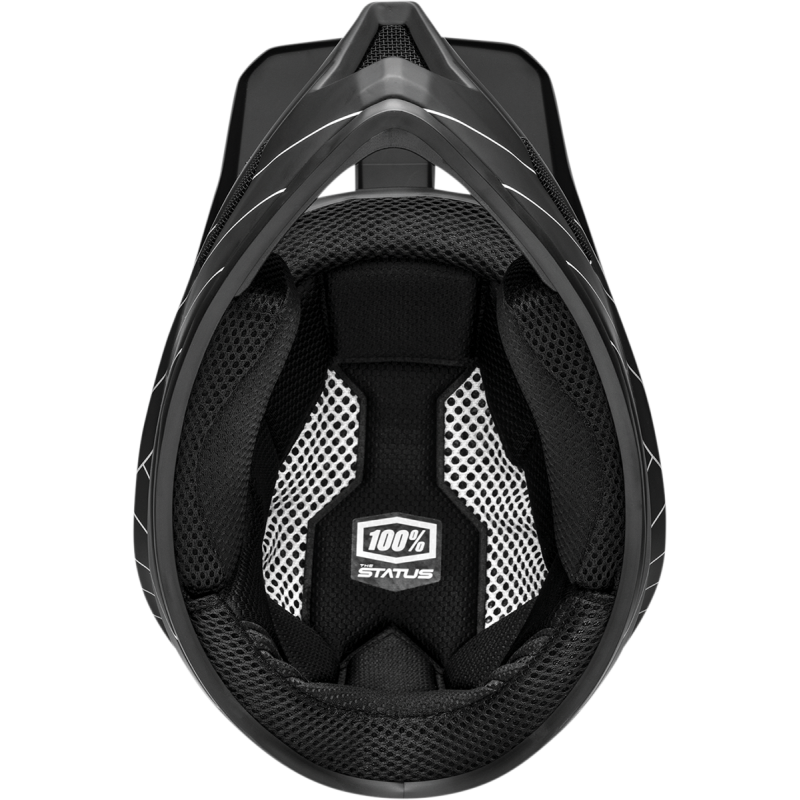 100% STATUS HELMET ESSENTIAL BLACK 2XL 80010-00006