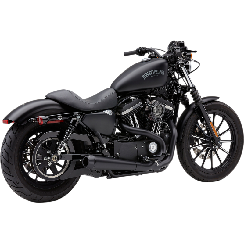 COBRA 14-18 XL EXHAUST 2:1 BLK/BLK TIP 6473B