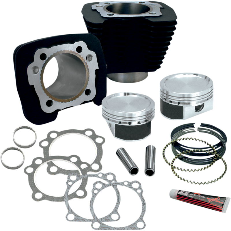 S&S CYCLE CYLINDER KT 883-1200 BLK 86-19 XL 910-0687