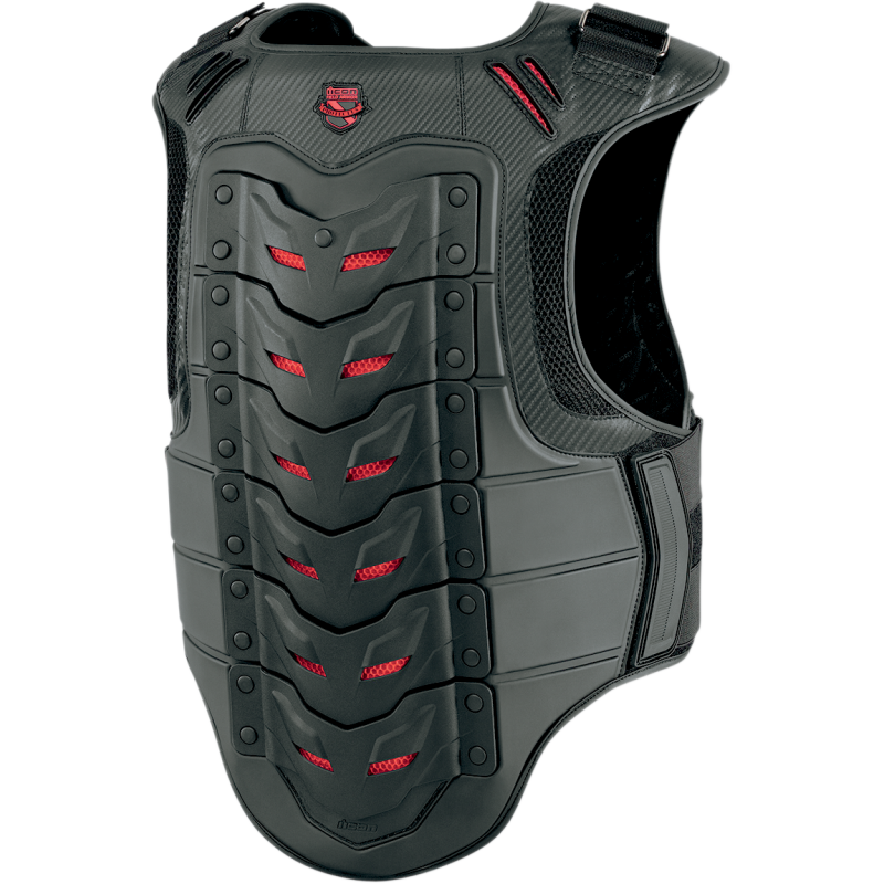 ICON STRYKER VEST BLACK S/M 2701-0510