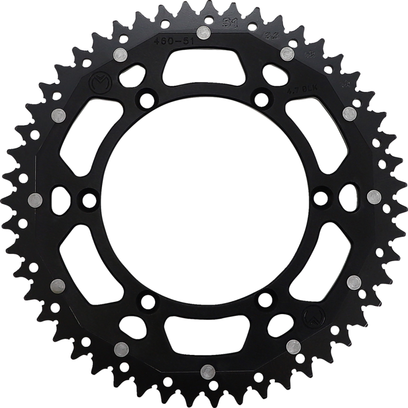 MOOSE RACING SPROCKET DUAL MSE 51 BK 1210-460-51-10X