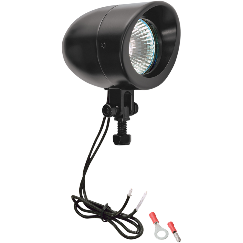SHOW CHROME BLACK MINI HALOGEN 16-104ABK