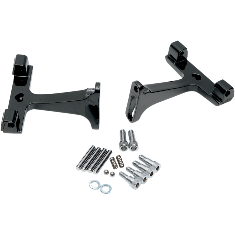 DRAG SPECIALTIES 93-19 FLHT STD PASS F/BOARD MOUNTS BLK 1621-0393