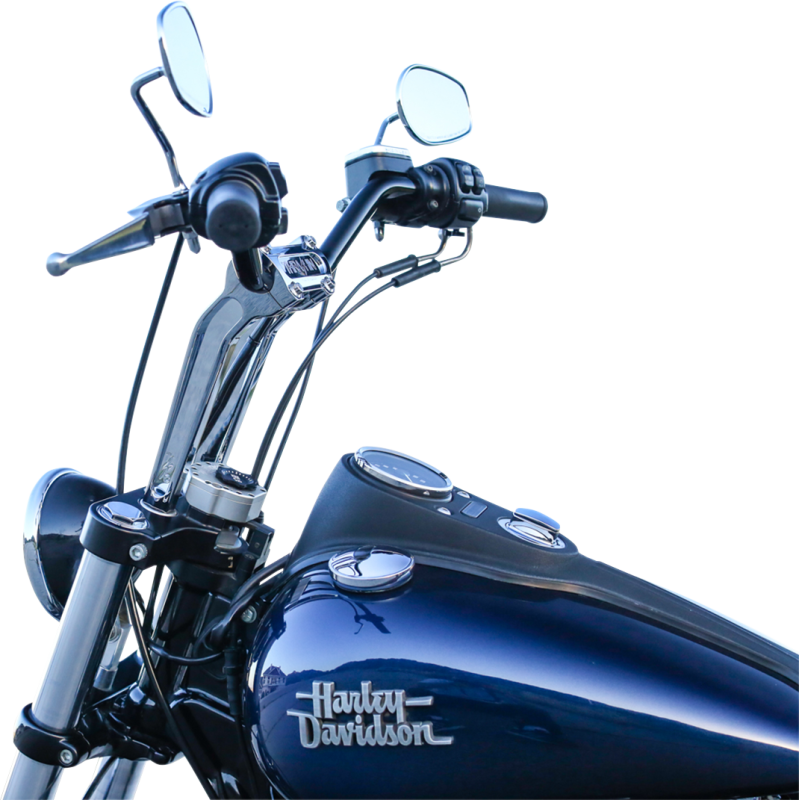 THRASHIN SUPPLY CO. RISER 9.5" PULLBACK CHR TSC-9525-3