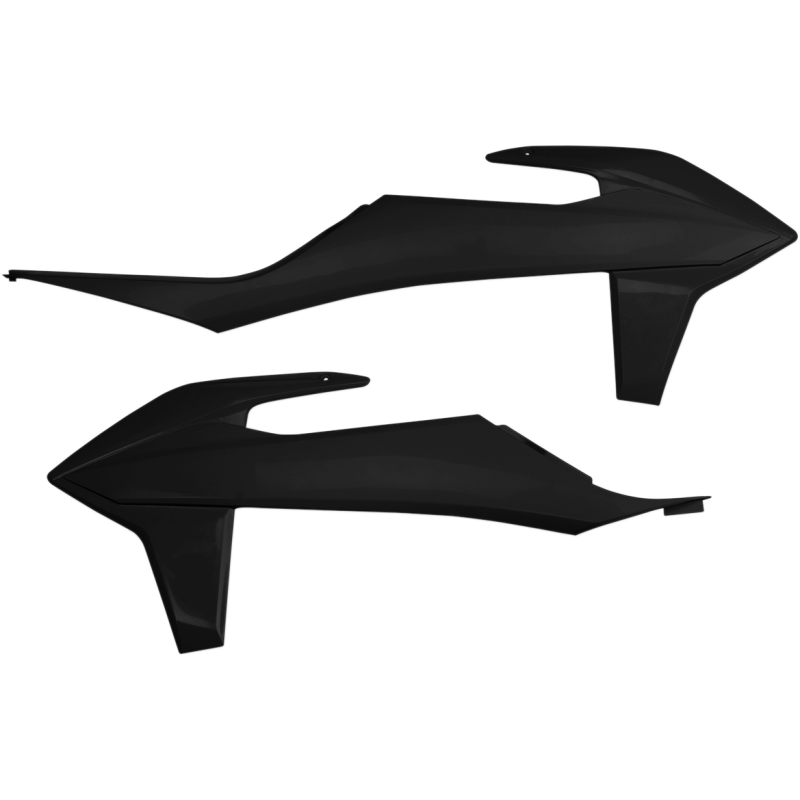 UFO RAD COVERS SX/SXF BLACK KT04092-001