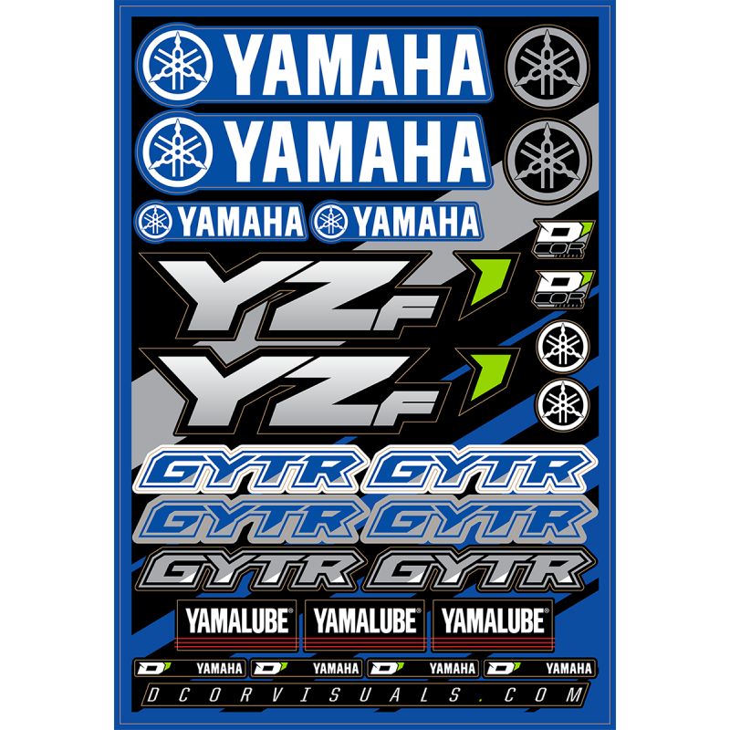 D'COR VISUALS DECAL SHEET YAM YZP 40-50-100