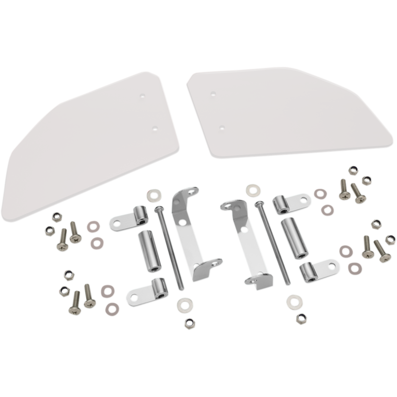 SHOW CHROME ABOVE MIRROR WIND DEFLECTOR RT SET 41-177