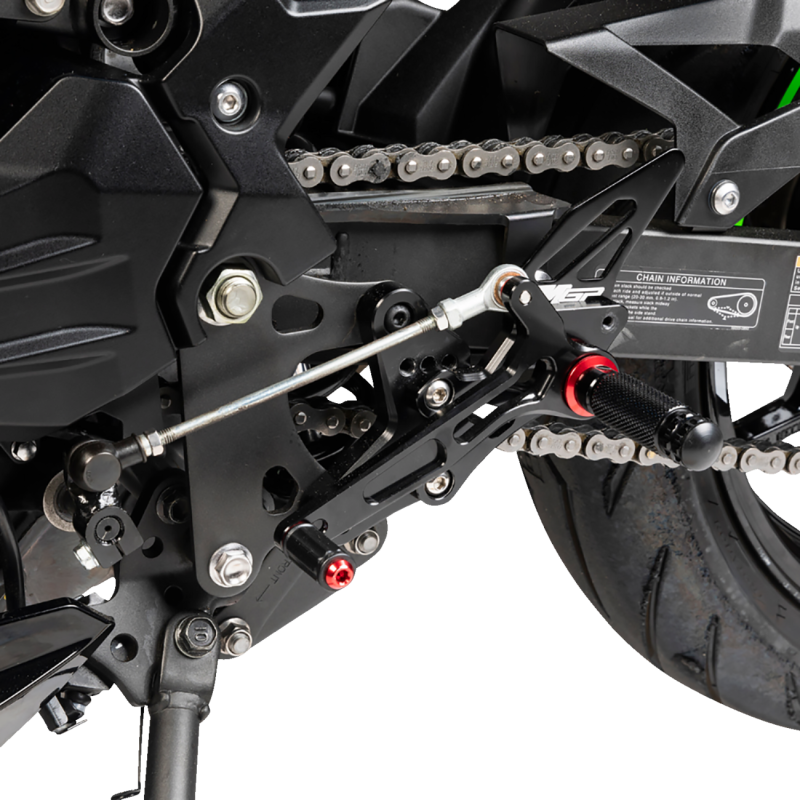 HOT BODIES MGP REARSET - BLACK - KAWASAKI 51801-2500