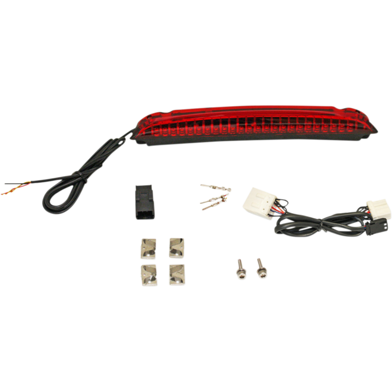 CUSTOM DYNAMICS LIGHT LUGGAGE RACK RED CD-LR-02-R