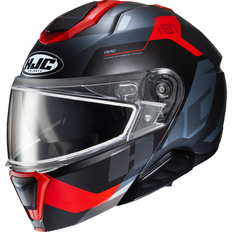 HJC I91 EC CARST SF GY/RD MD 0000438568