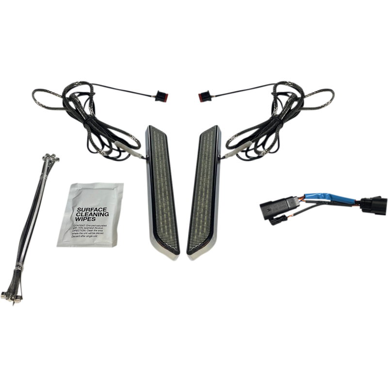 CUSTOM DYNAMICS LIGHT LED FORK SMK CHR CD-FORK-SS8-SC