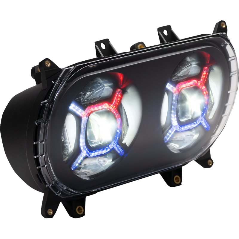 CUSTOM DYNAMICS HEADLIGHTS PGDBLX LED BLK PG-RG-B
