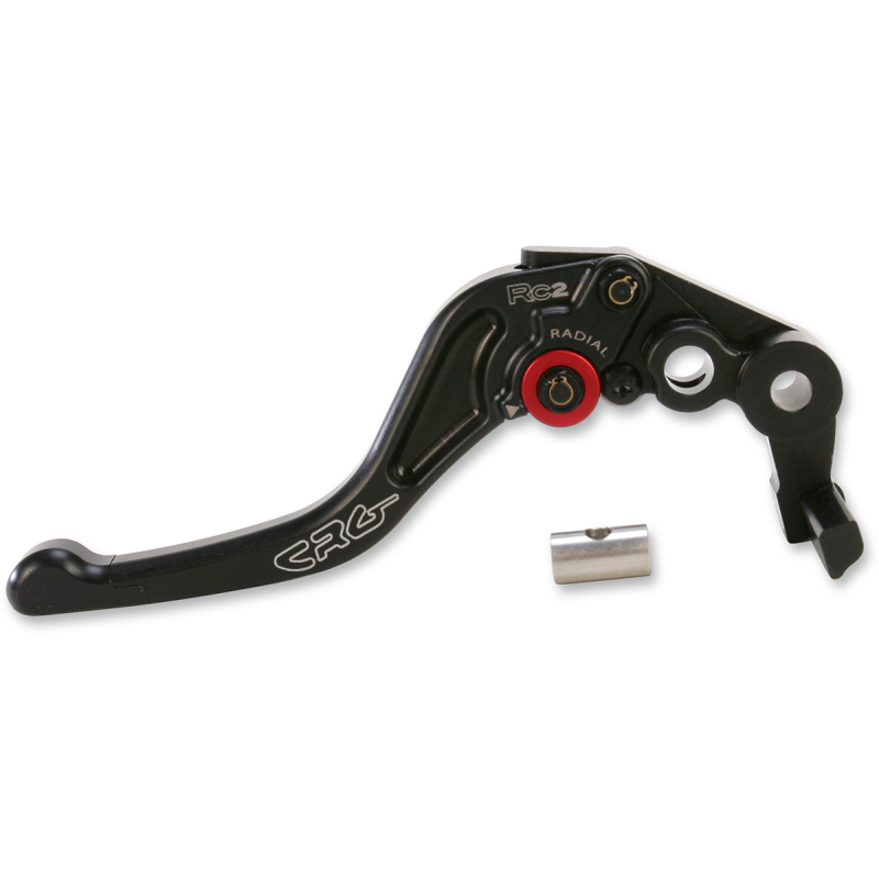 CRG BRAKE LEVER RC2 SHORT BLACK 2RN-521-H-B