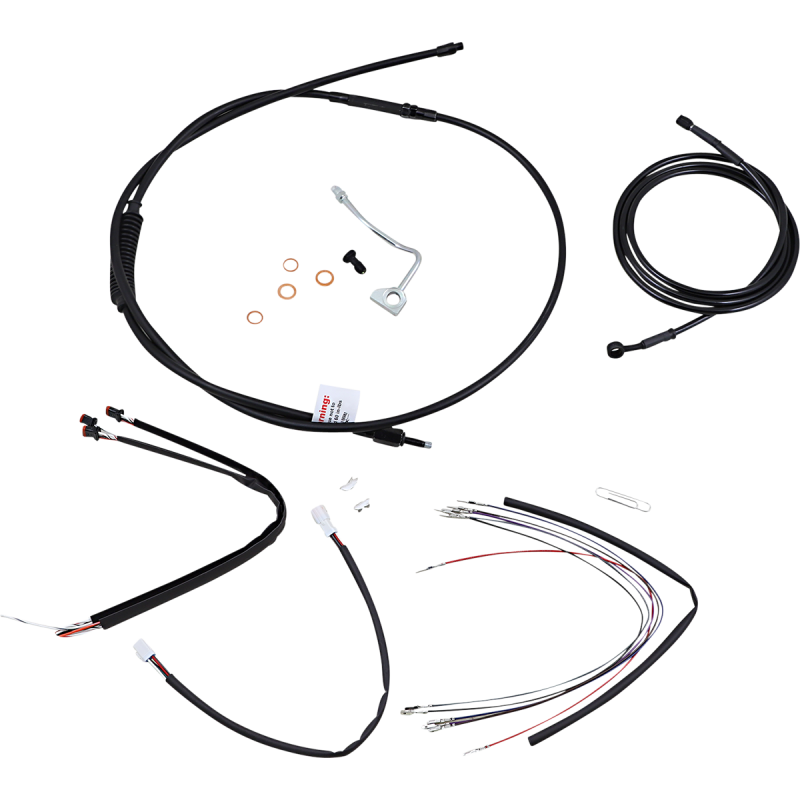BURLY BRAND CONTROL KIT - 18" APE HANGER HANDLEBARS - ABS B30-1178
