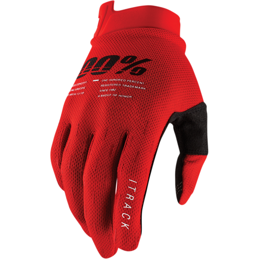 100% ITRACK GLOVES RED XXL 10008-00019