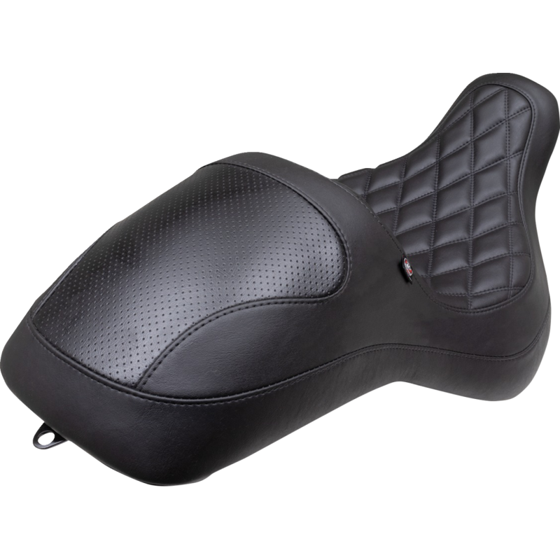 MUSTANG EXTREME FASTBACK SEAT BLACK DOUBLE DIAMOND FAT BOY 18-23 75838