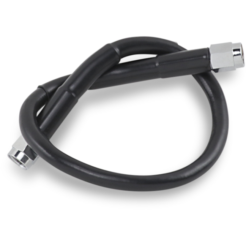 DRAG SPECIALTIES BLACK S/S BRAKE LINE 14" 814-BLK