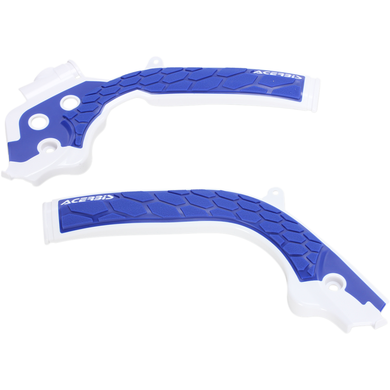 ACERBIS FRAME GUARD- X-GRIP WHITE/BLUE 2449531029