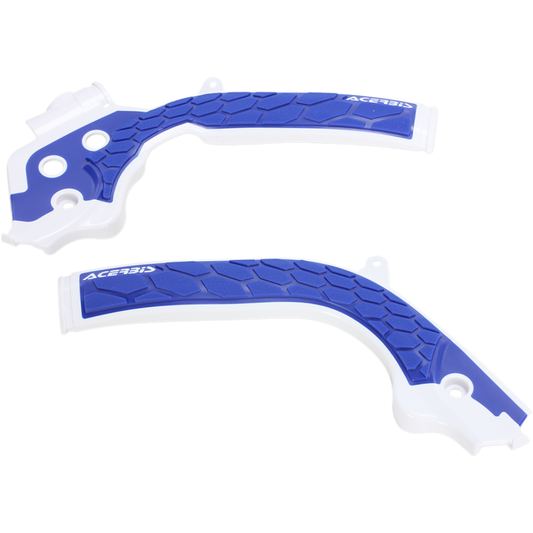 ACERBIS FRAME GUARD- X-GRIP WHITE/BLUE 2449531029