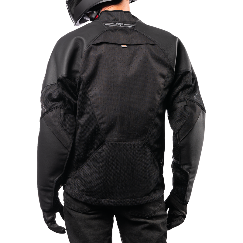 ICON MESH AF CE LEATHER JKT BK 2XL 2810-3901
