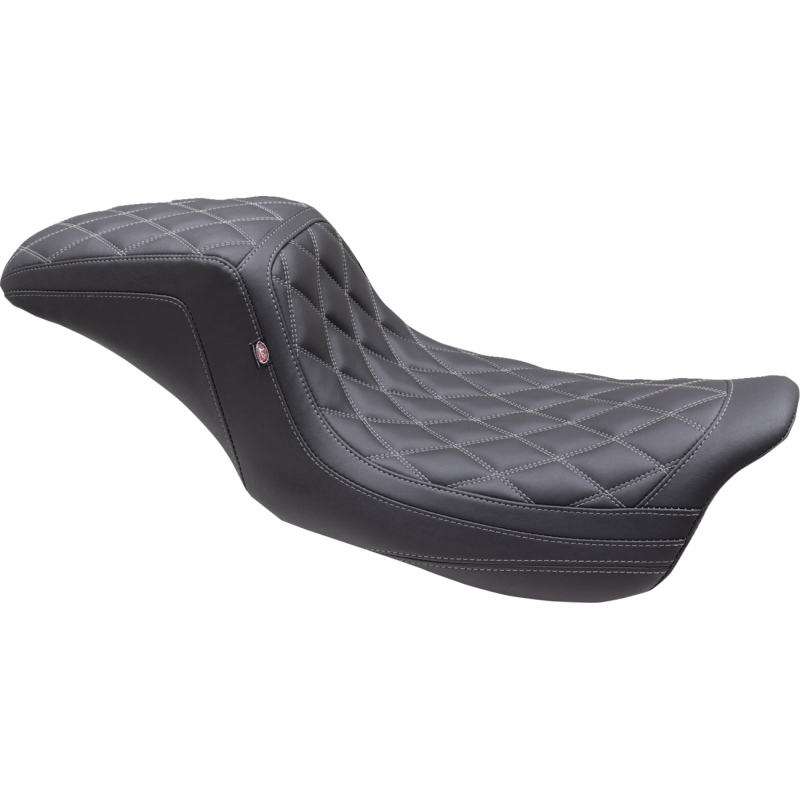 MUSTANG ONE PIECE 2-UP SQUAREBACK SEAT DD GUN METAL STITCH FL 08-24 75299GM