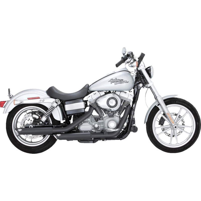 VANCE & HINES MUFFLERS 3" TWIN SLASH BLACK DYNA 46838
