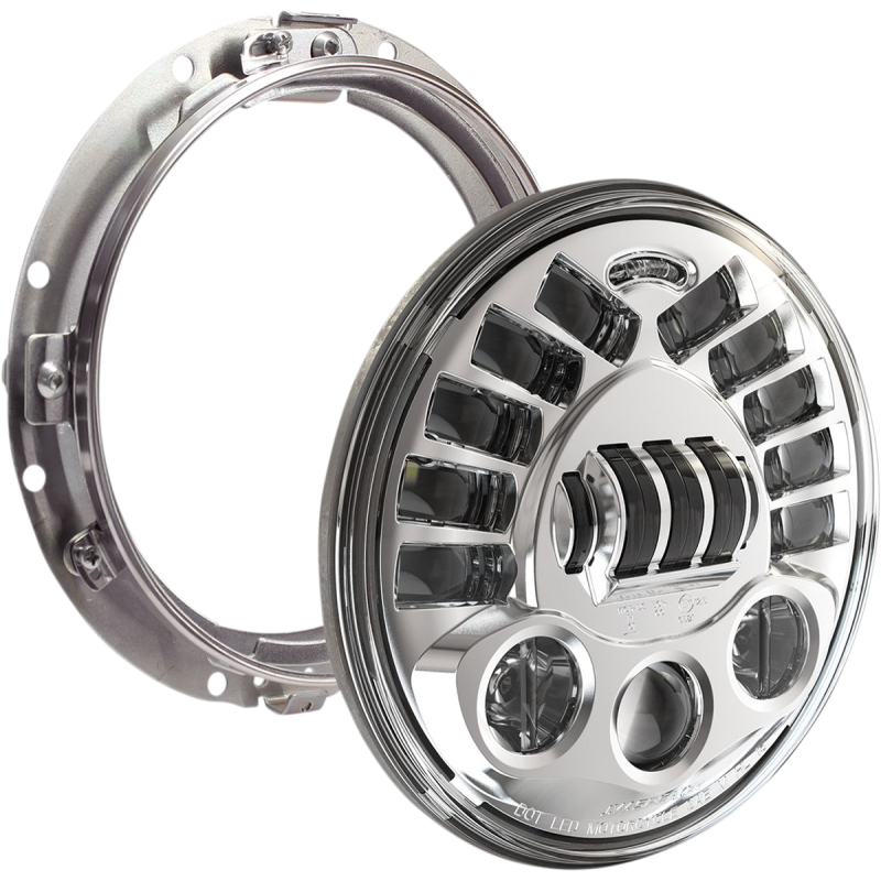 CUSTOM DYNAMICS HEADLIGHT PB ADPT 7" CHR PB-7A-13-C
