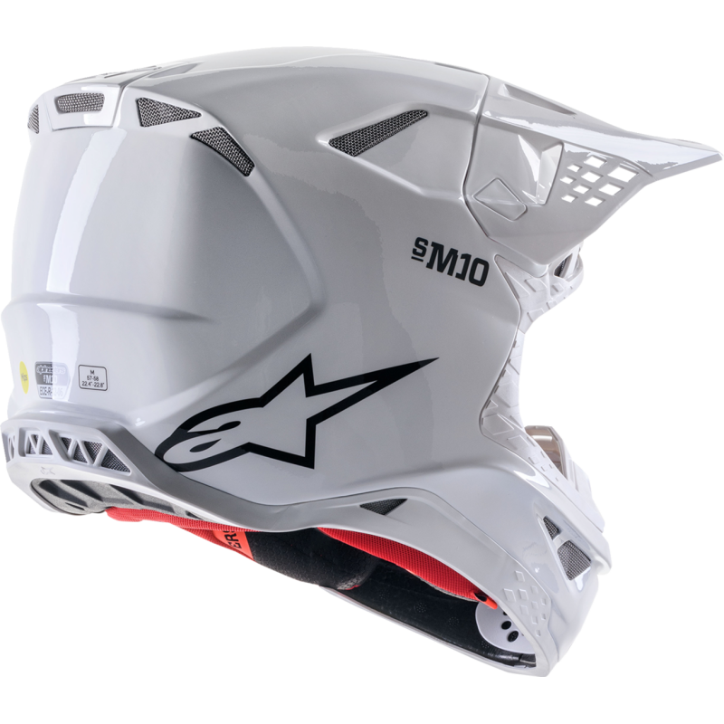 ALPINESTARS HELMET SM10 SOLID WHT L 8300123-2180-L