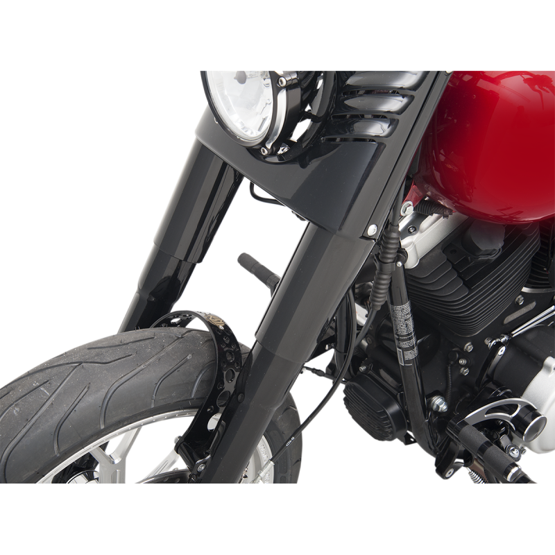DRAG SPECIALTIES 49-13 FLH/FLHT BLK SLIDER CVRS PR 0411-0044