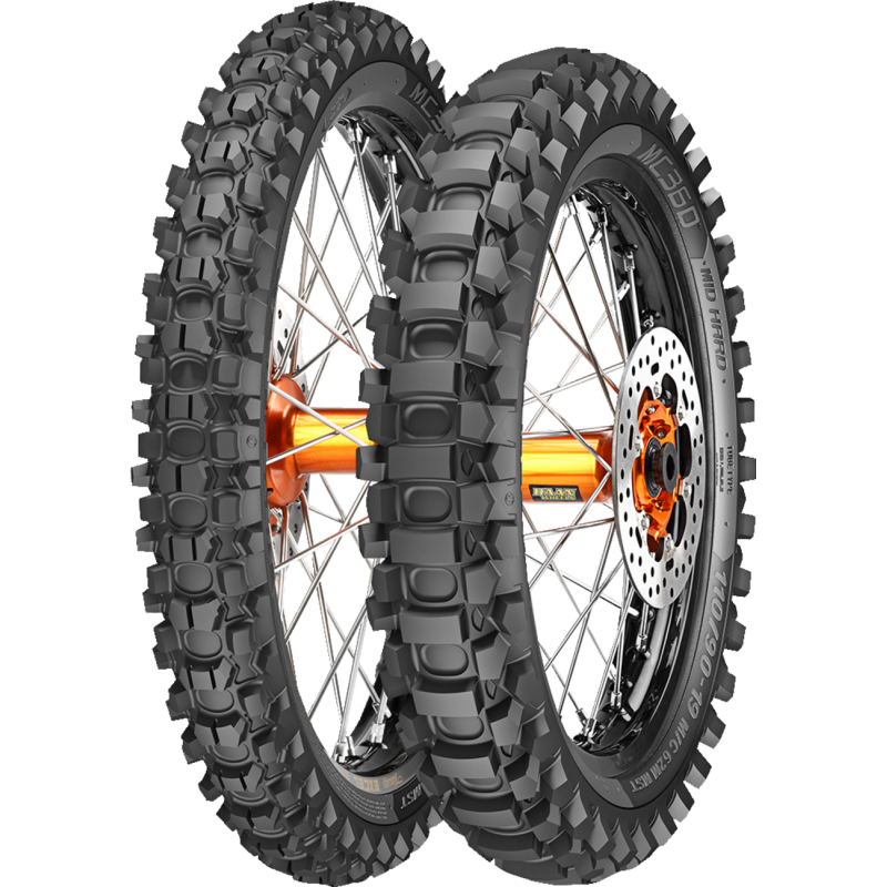 METZELER 100/90-19 57M MC360 MIDHARD REVERSABLE RACE SPEC REAR 4023700