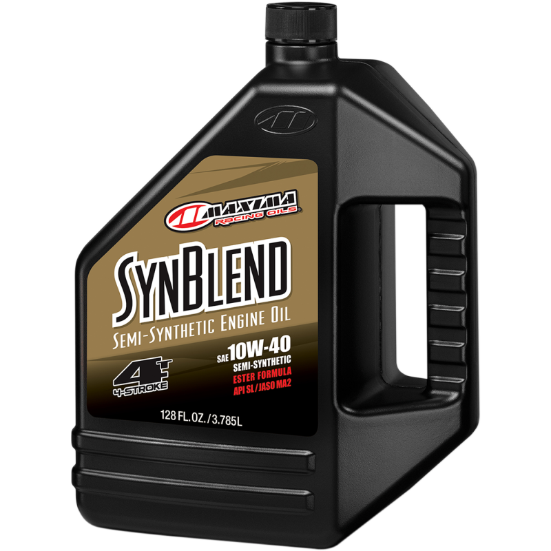 MAXIMA RACING OIL MAXUM4 SYNTHETIC BLEND 10W40 128OZ/3.8L 349128B-EA