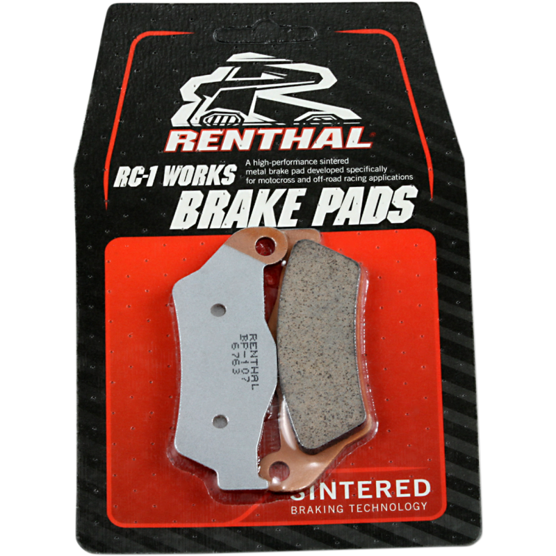 RENTHAL BP-107 RC-1 WORKS BRAKE PAD SET MX RENTHAL BP-107
