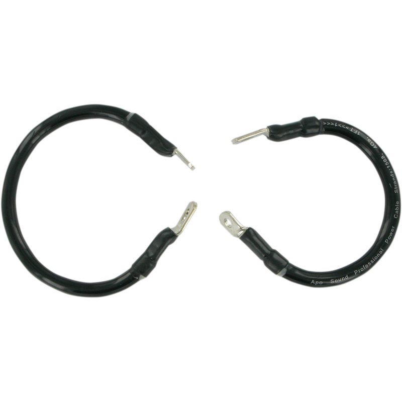DRAG SPECIALTIES 89-08 FX/FLST BLACK BATTERY CABLE KIT 79-3002-1