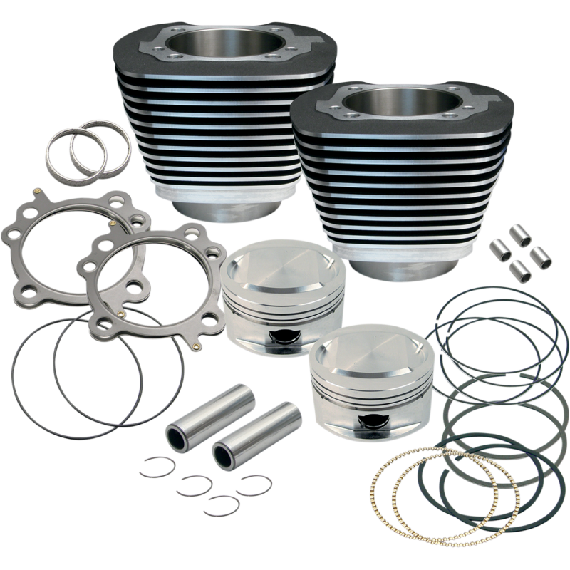 S&S CYCLE 95" T/C CYL/PISTON KIT BLK 99-06 TC 910-0204