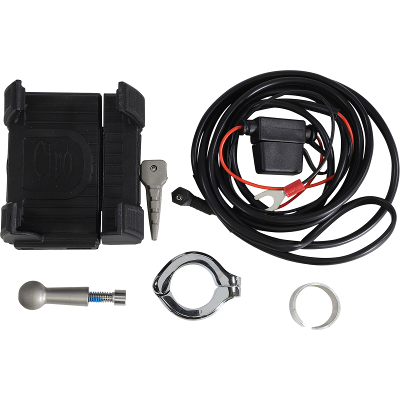 CIRO LLC SMARTPHONE/GPS HOLDER,H/BAR MNT CHR 50212