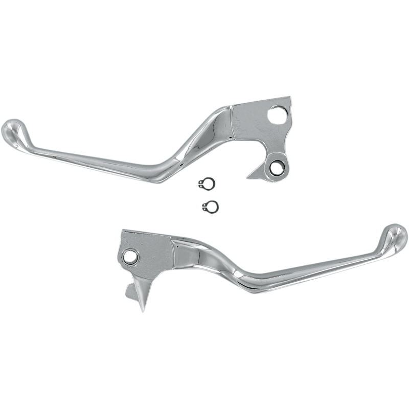 DRAG SPECIALTIES 04-13 XL CHROME LEVER SET 0610-0127