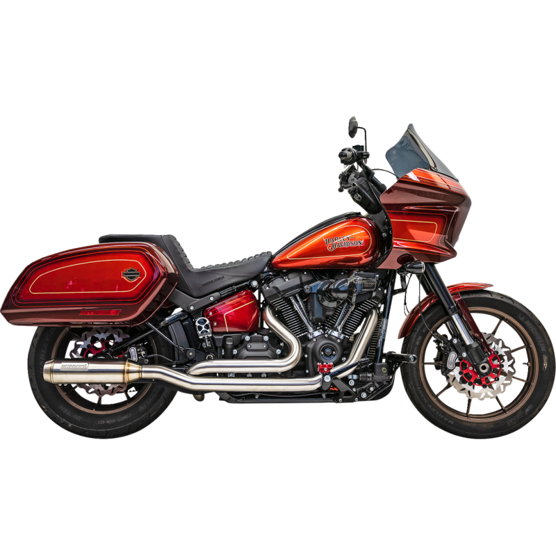 BASSANI XHAUST TRUE DUAL EXHAUST W/ 4" MUFFLER - STAINLESS STEEL 1S97SS