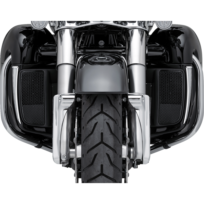 CIRO LLC LOWER FAIRING LIGHTS - CHROME 45800
